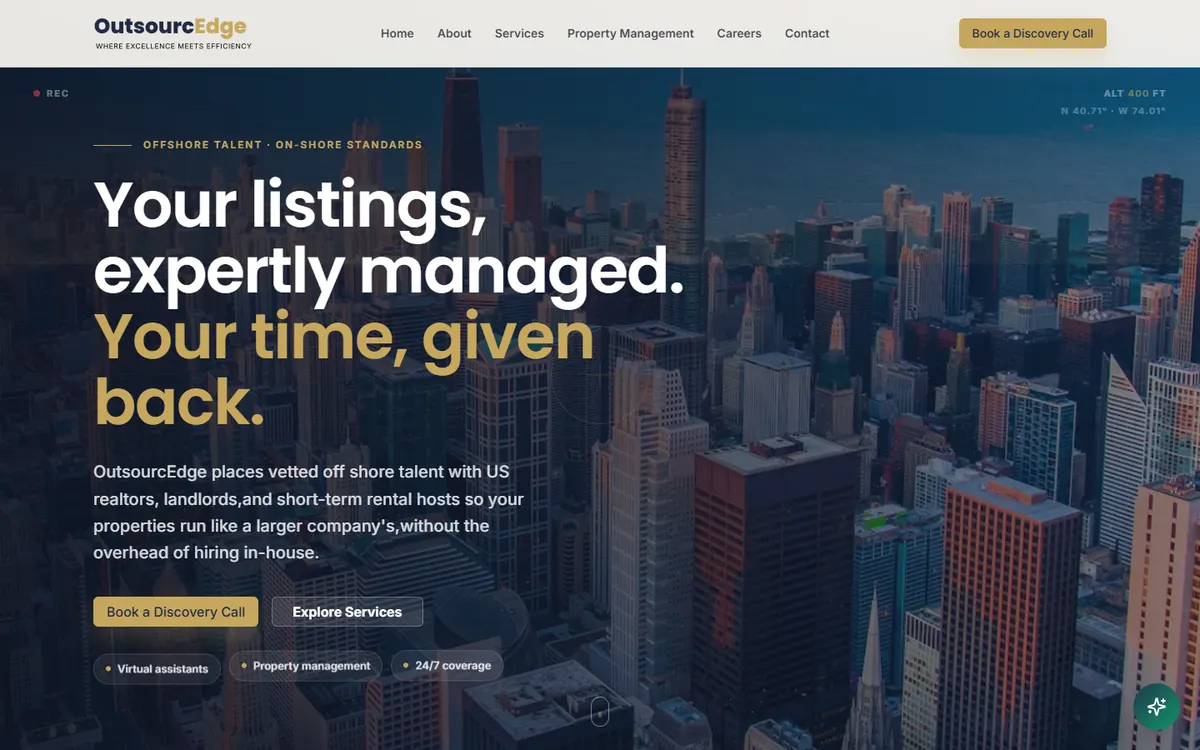 OutsourcEdge — screenshot