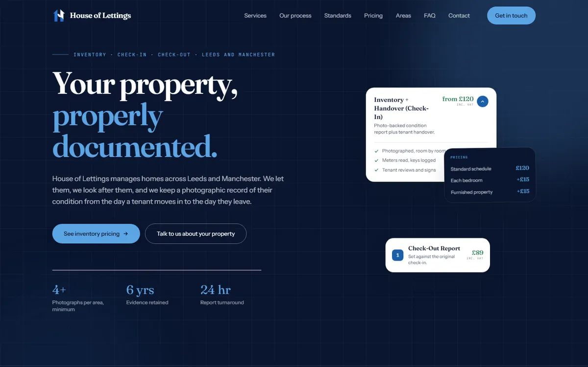 Property Inventory CRM — screenshot
