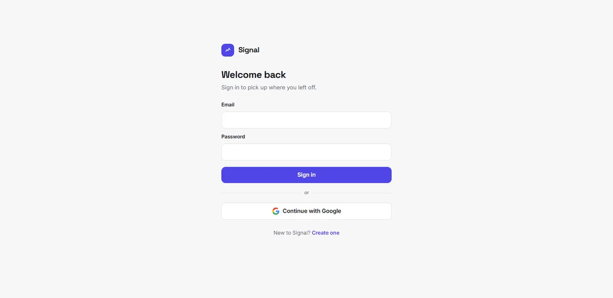 Signal — screenshot